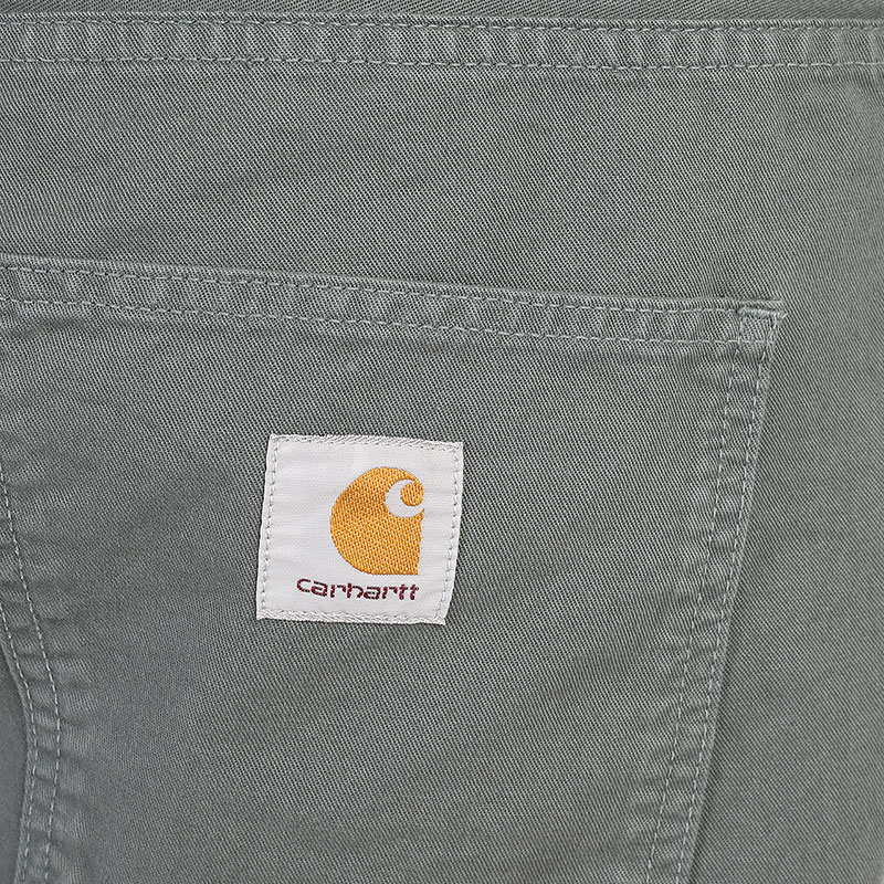 мужские зеленые брюки Carhartt WIP Newel Pant I026514-thyme - цена, описание, фото 5